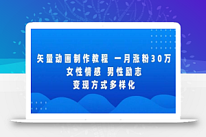 矢量动画制作全过程,全程录屏,让你的作品收获更多点赞和粉丝