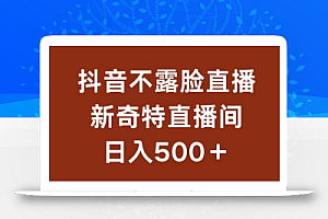 不露脸挂机直播,新奇特直播间,日入500+