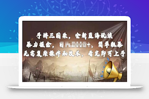 手游三国杀最新蓝海玩法,简单粗暴,无需复杂的操作和技术,看完即可上手