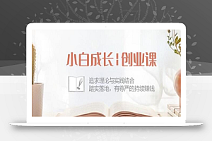 小白成长创业课:追求理论与实践结合,踏实落地,有尊严的持续赚钱-42节