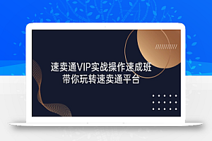 (10935期)速卖通 VIP实战操作-速成班,带你玩转速卖通平台(23节)