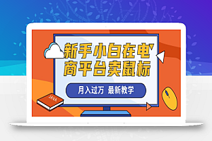 (10978期)新手小白在电商平台卖鼠标月入过万,最新赚钱教学