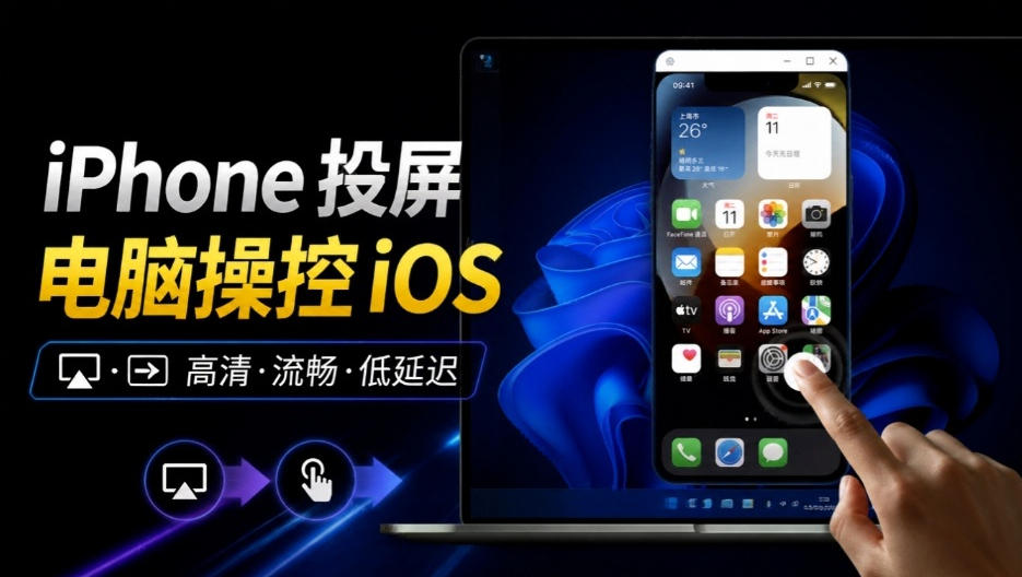 iPhone投屏到Windows电脑,还支持操控IOS系统,多台设备能同时上屏,有点意思iPhoneMirror